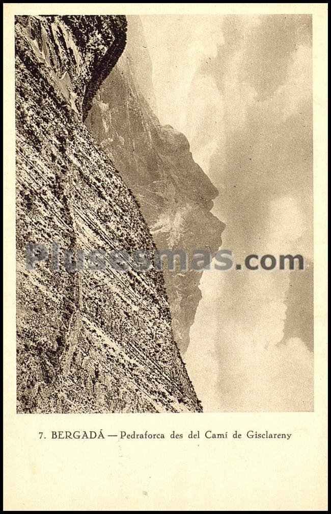 Pedraforca des del Camí de Gisclareny en Bergadá (Barcelona)