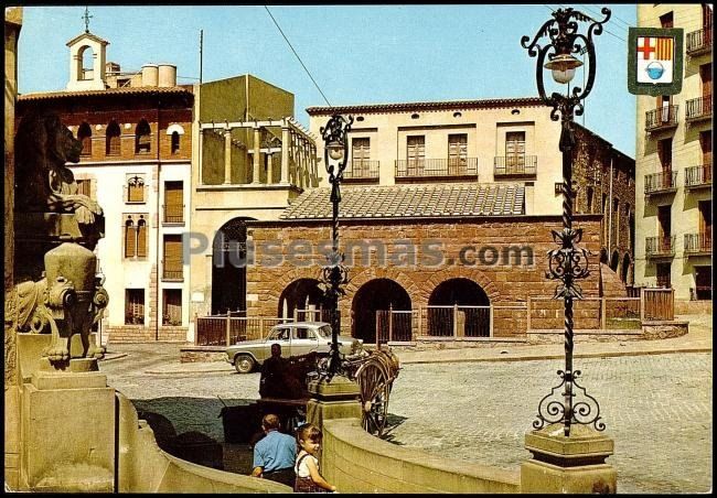 Fuente y Termas Romanas en Barcelona