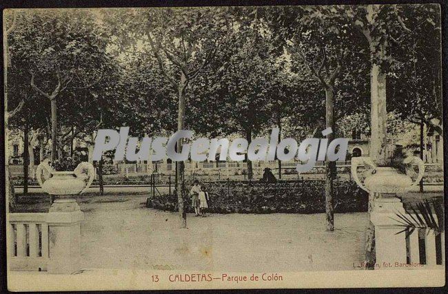 Parque de Colón de Caldetas (Barcelona)