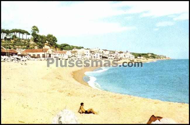 Playa Espigón de Canet de Mar (Barcelona)