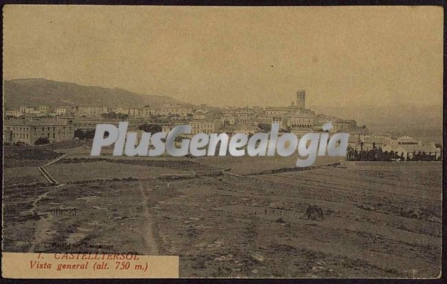 Vista general de castelltersol (barcelona)