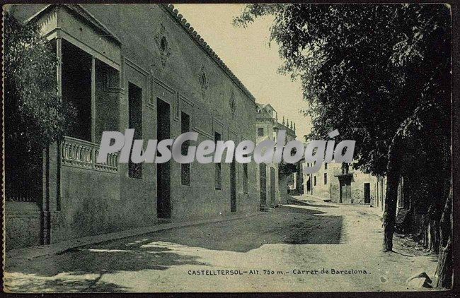 Carrer de Barcelona de Castelltersol (Barcelona)