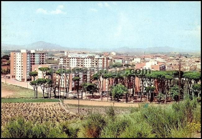 Vista de las fontetas en barcelona