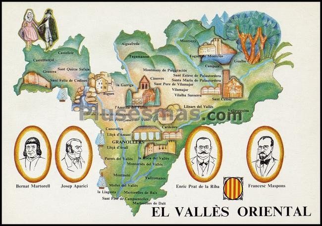 Comarca del Vallés Oriental en Barcelona