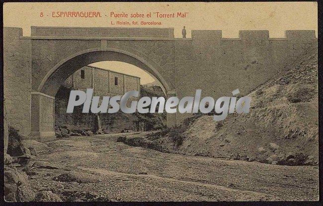 Puente sobre el Torrent Mal de Esparraguerra (Barcelona)