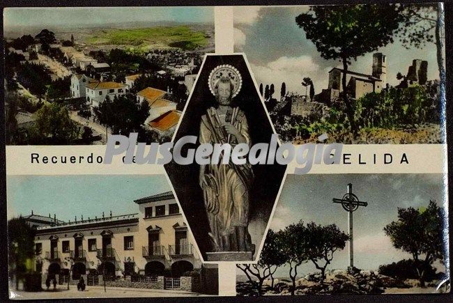 Collage de Imágenes Recuerdo de Gelida (Barcelona)