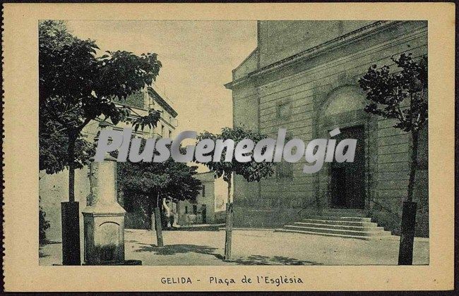 Plaça de L´església de Gelida (Barcelona)