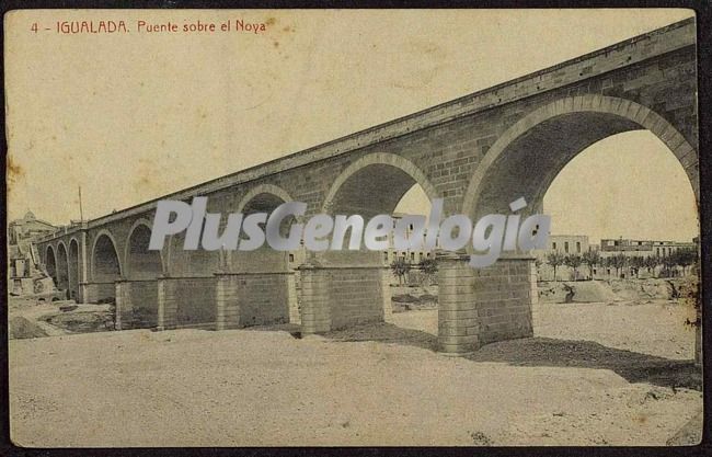 Puente sobre el Noya en Igualada (Barcelona)