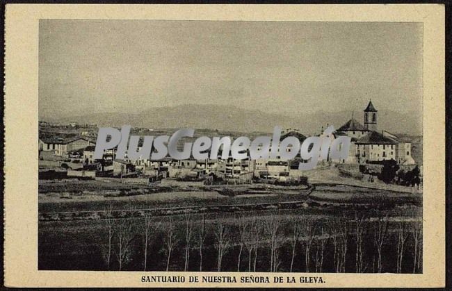 Vista alejada del Santuario de Nuestra Señora de la Gleva (Barcelona)