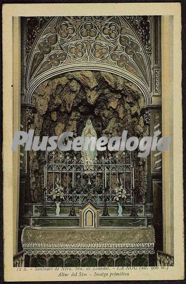 Altar del Santuari de Nuestra Señora de Lourdes de la Nou de Bergueda (Barcelona)