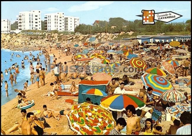 Playa de Llavaneras en Barcelona