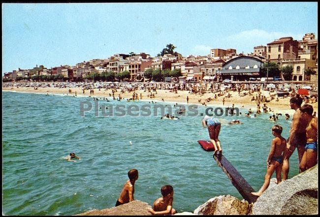 La Playa de Masnou. vista parcial - en Barcelona