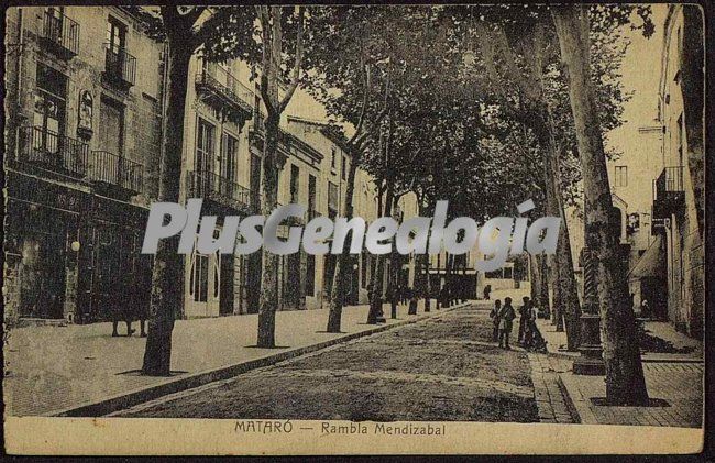 Rambla Mendizabal de Mataró (Barcelona)