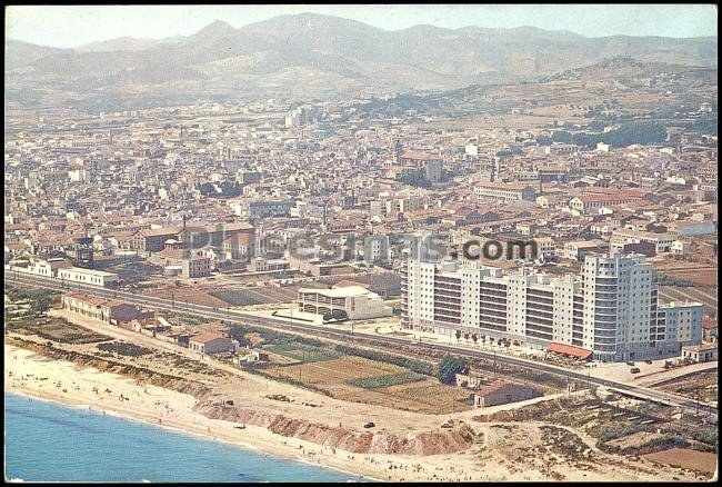 Vista Aérea de la Playa de Mataró en Barcelona