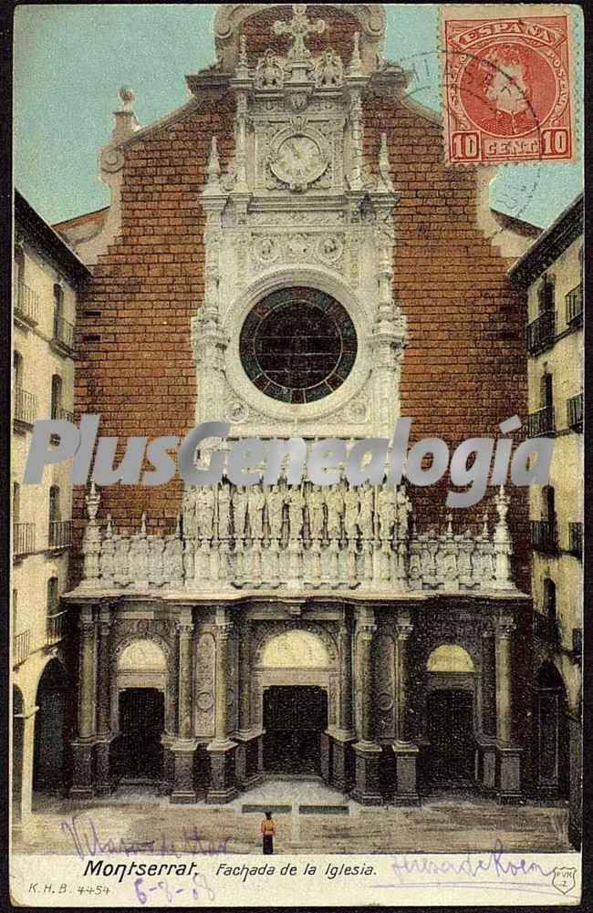 Fachada de la Iglesia de Montserrat (Barcelona)