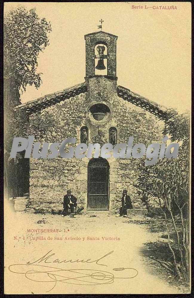 Capilla de San Acisclo y Santa Victoria de Montserrat (Barcelona)