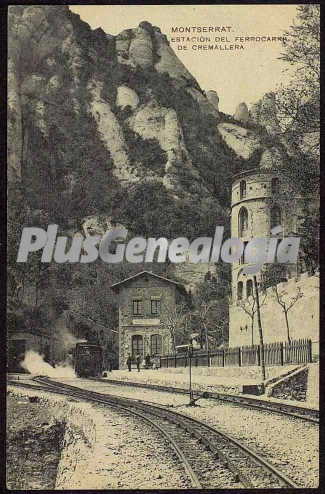 Estación del Ferrocarril de Cremallera de Montserrat (Barcelona)