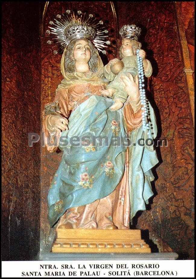 Ntra. sra. la virgen del rosario santa maría de palau - solitá en barcelona
