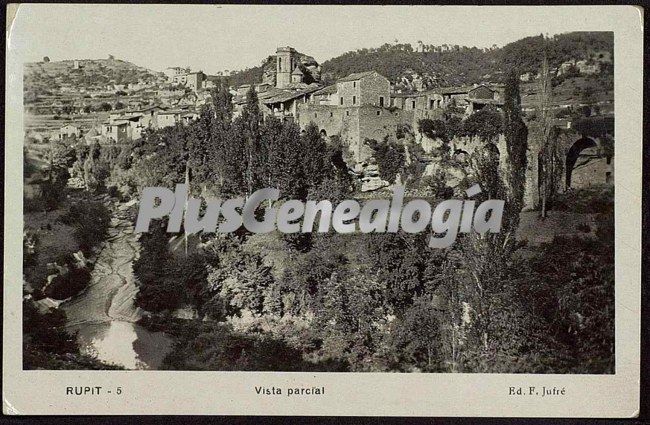 Vista parcial de Rupit (Barcelona)