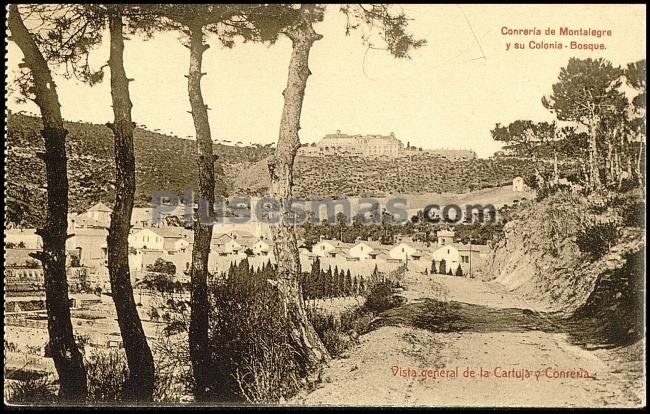 Vista General de la Cartuja y Conreira en Barcelona