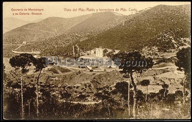 Vista del Más-Ratés y torrentera de Más-Corts en Barcelona