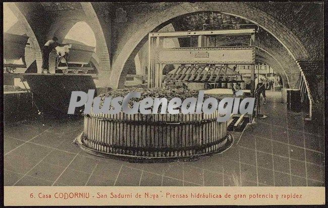 Prensas Hidráulicas de gran potencia y rapidez de San Sadurni de Noya (Barcelona)