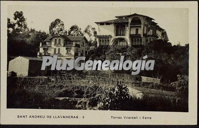 Torres Vilardell i Serra de San Andreu de Llavaneras (Barcelona)