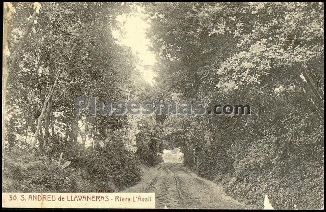 Riera l´avall-s. andreu de llavaneras en barcelona