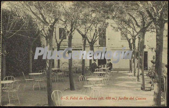 Jardín del Casino de Sant Feliú de Codinas (Barcelona)