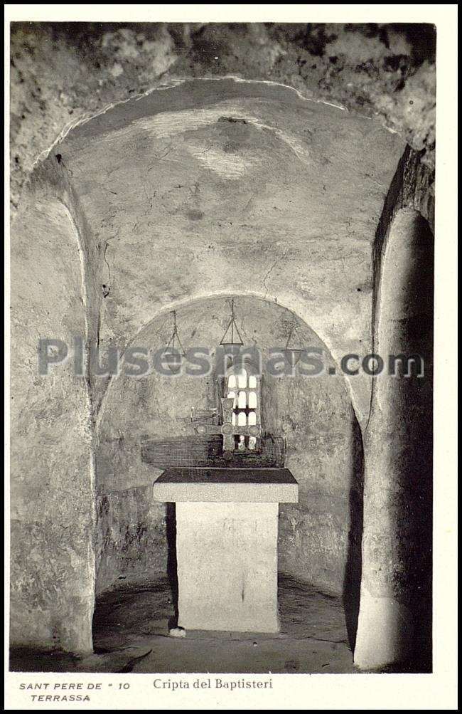Cripta del Baptisteri en Barcelona