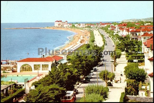 Playa de Oro y Paseo de Mar en Sitges (Barcelona)