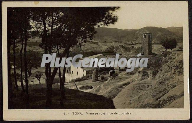 Vista panorámica de Lourdes en Tona (Barcelona)