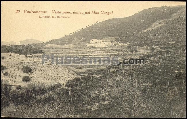 Vista Panorámica del Mas Gurgui (Barcelona)