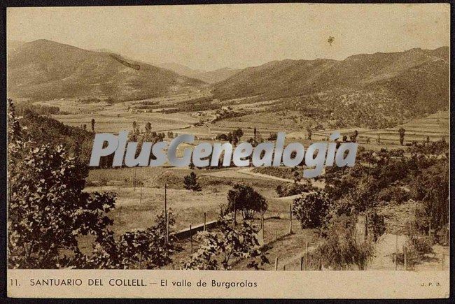 El valle de burgarolas en collell (girona)