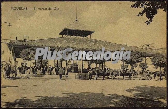 El mercat del grà en figueras (girona)