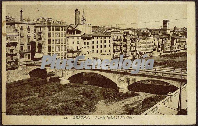 Puente isabel ii sobre el río oñar de girona