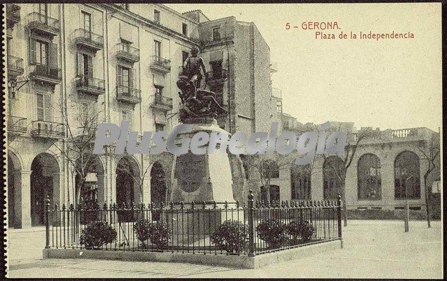 Plaza de la independencia de girona