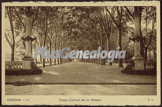 Paseo central de la dehesa de girona