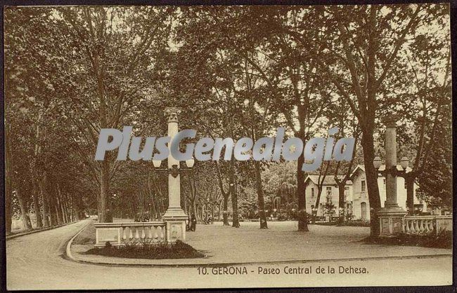 Paseo central de la dehesa de girona