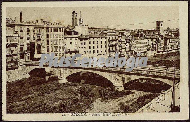 Puente isabel ii sobre el río oñar de girona