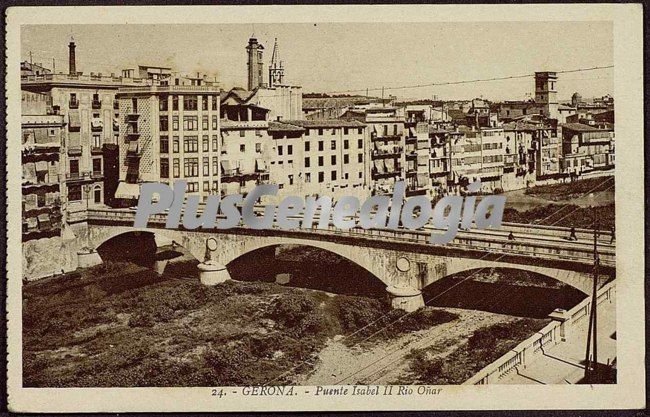 Puente isabel ii sobre el río oñar de girona