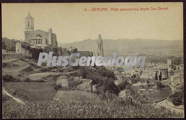 Vista panorámica de girona desde san daniel