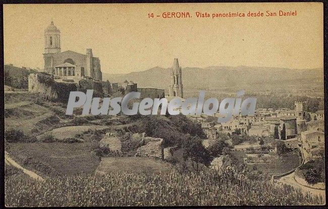 Vista parcial de girona desde san daniel