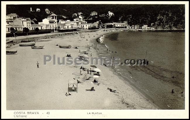 La platja de llafranc (gerona)