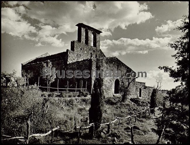 Fachada de la basílica de palera (gerona)