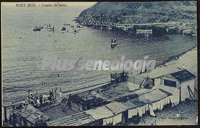 Casetas de baños de port bou (girona)