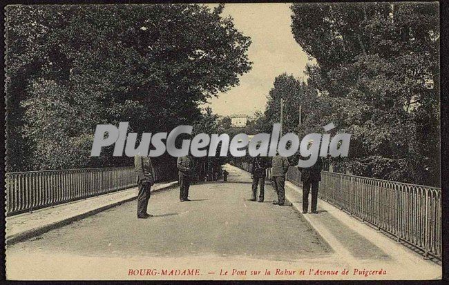 La font et l´avenue de puigcerdá (girona)