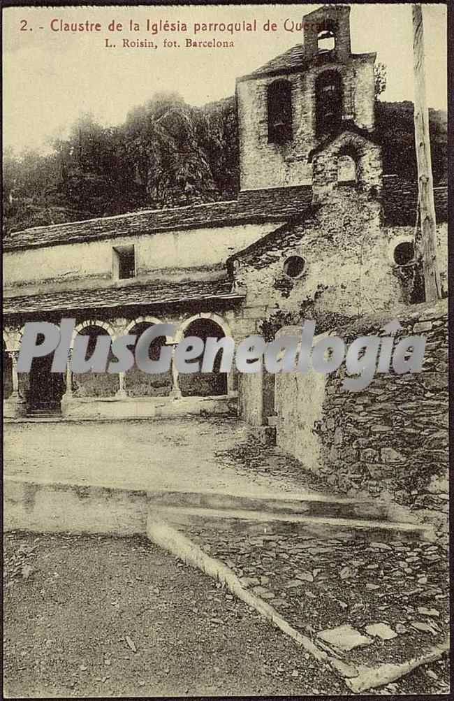 Claustre de la iglésia parroquial de queralps (girona)