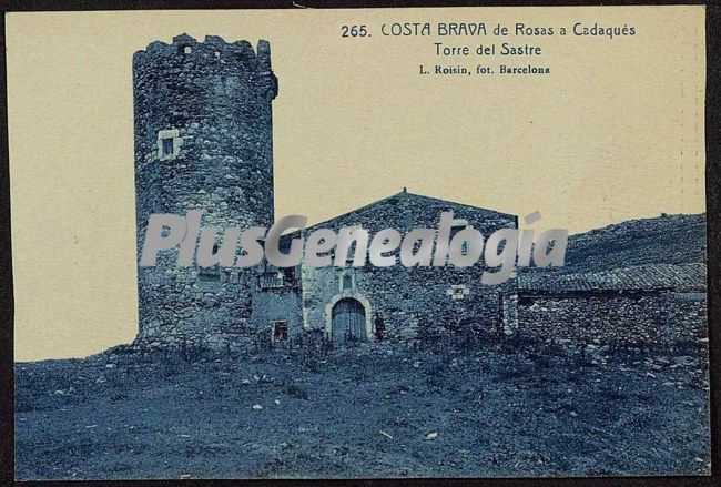 Torre del sastre de rosas a cadaqués de rosas (girona)