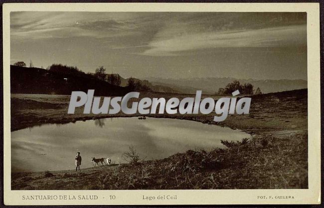 Lago del coil en el santuario de la salud de sant feliu de pallarols (girona)